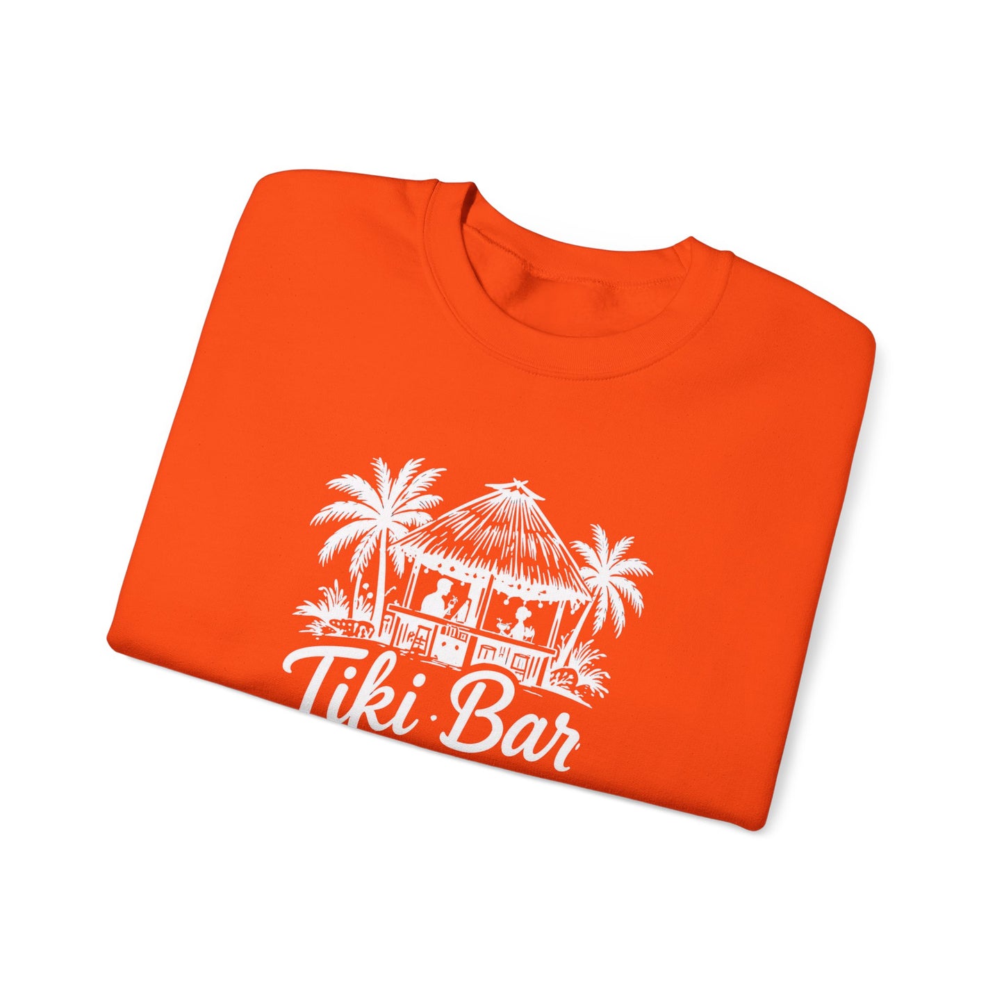 Tiki Bar Crewneck Sweatshirt – Island Vibes Graphic Pullover