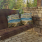 Welcome to Our Beach House Outdoor Pillow — Coastal Decorative Accent for Patio, Porch & Beach Home