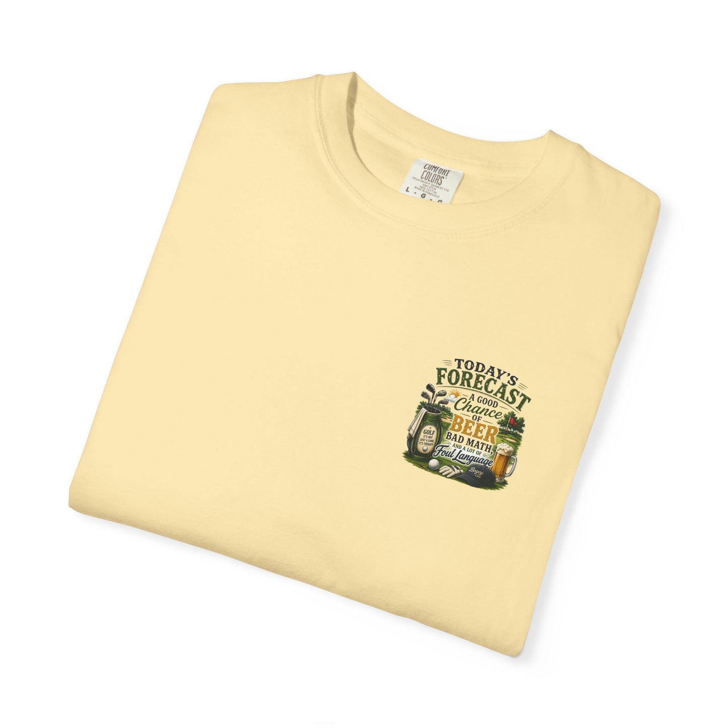 Beer Forecast T-Shirt — “Today’s Forecast: A Good Chance of Beer” Casual Tee