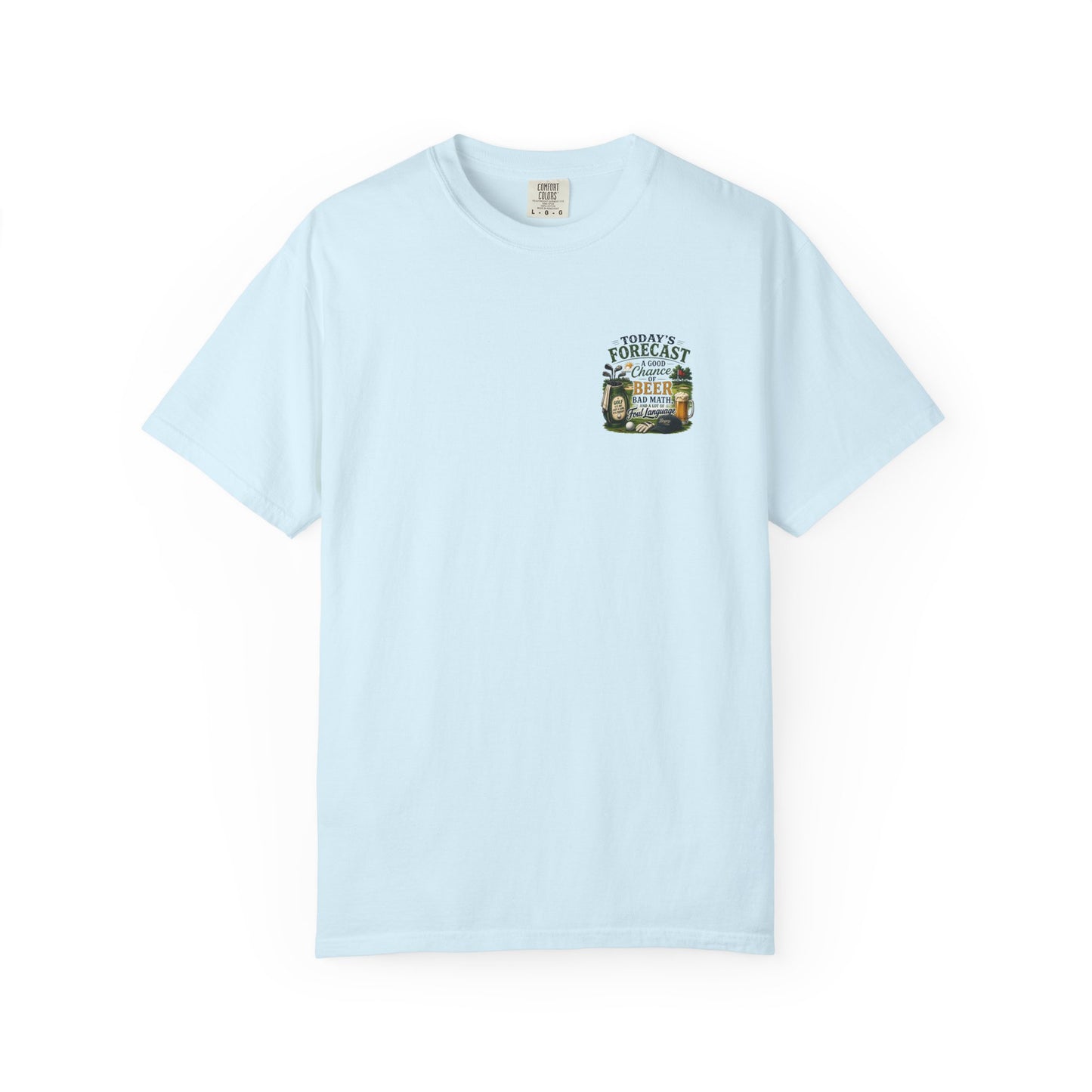 Beer Forecast T-Shirt — “Today’s Forecast: A Good Chance of Beer” Casual Tee