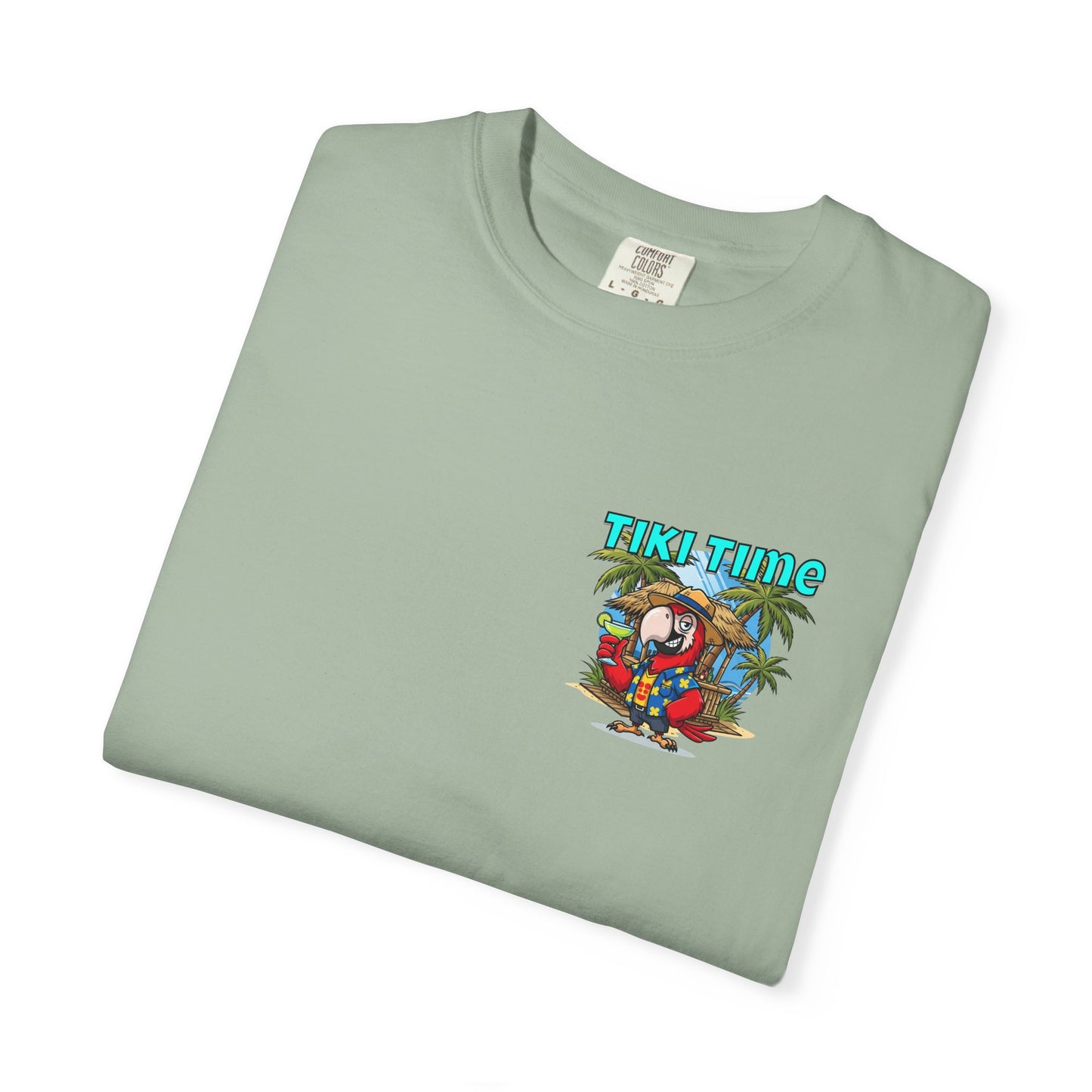 Tiki Time Party Parrot T-Shirt
