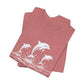Dolphin Trio Tee — Playful Ocean Graphic T-Shirt