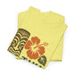 Tiki Vibes Floral Hibiscus Tee