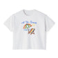 All The Beach Women's Boxy Tee – Beach Umbrella & Chair Summer Shirt by Caribbean Rays