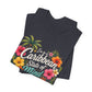 Caribbean State of Mind Tee — Tropical Floral Vacation T‑Shirt