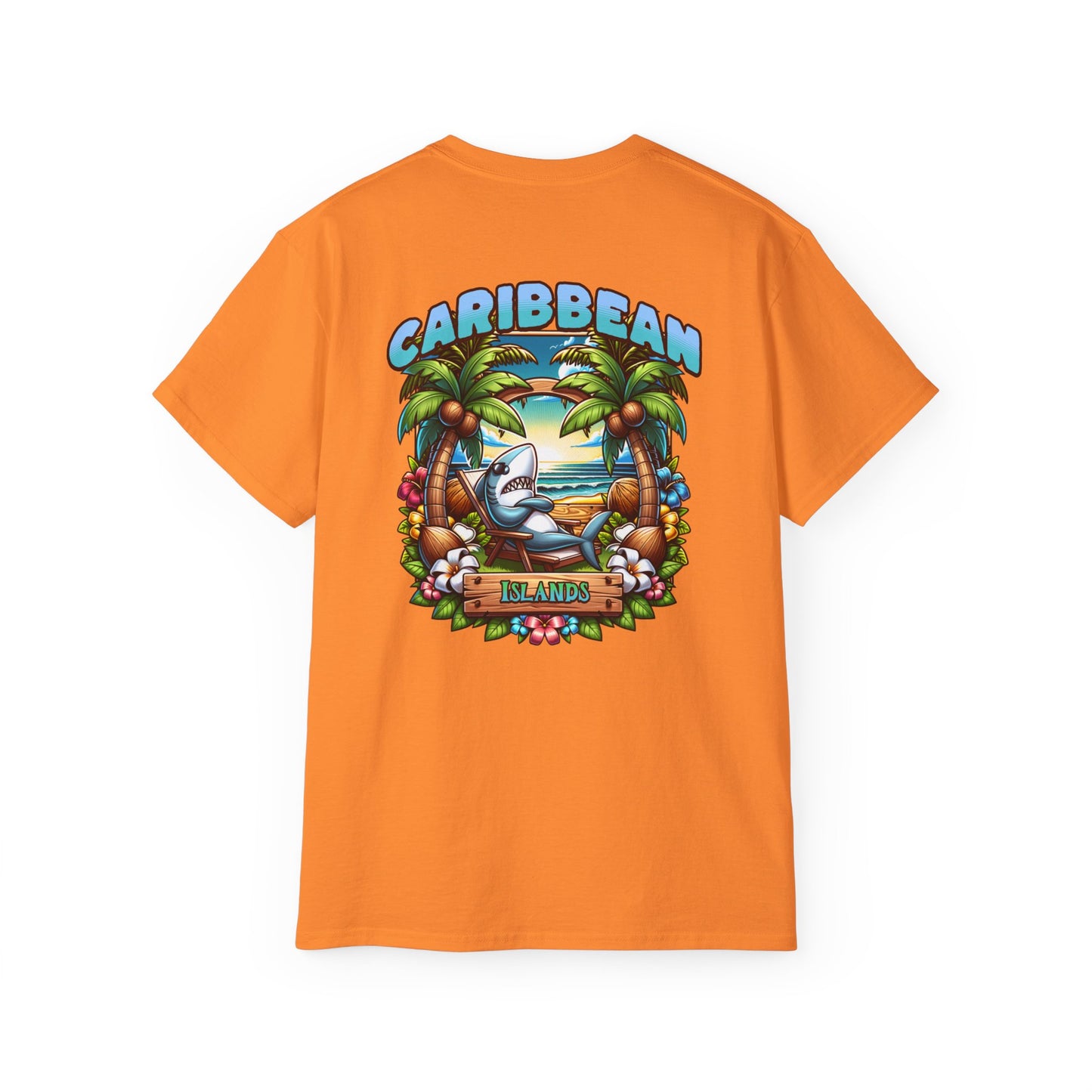 Tiki Beach Collection Caribbean Islands Unisex Ultra Cotton Tee at Caribbean Rays