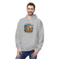 Great Minds Drink Alike Hoodie — Tropical Sunset Palm Beach Graphic Sweatshirt