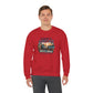 Crewneck Sweatshirt — "Today's Forecast: Mostly Drunk with a Chance of Fishing" Vintage Fishing Crewneck