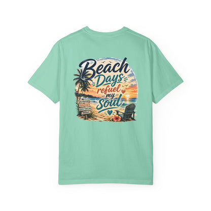 Beach Days T-Shirt — "Beach Days Refuel My Soul" Graphic Tee