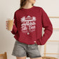 Tiki Bar Crewneck Sweatshirt – Island Vibes Graphic Pullover