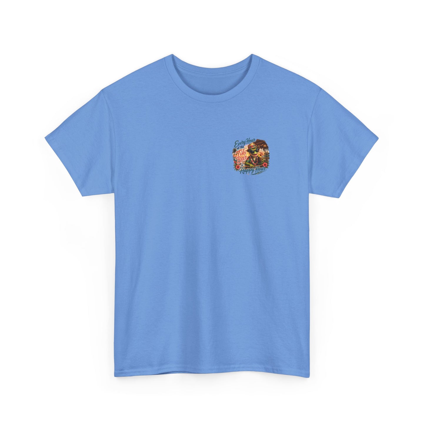 T-Shirt - "Every Hour at the Tiki Bar is Happy Hour" Vintage Tropical Tee