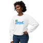 Beach Graphic Crewneck Sweatshirt — Palm Tree Retro Surf Vibe