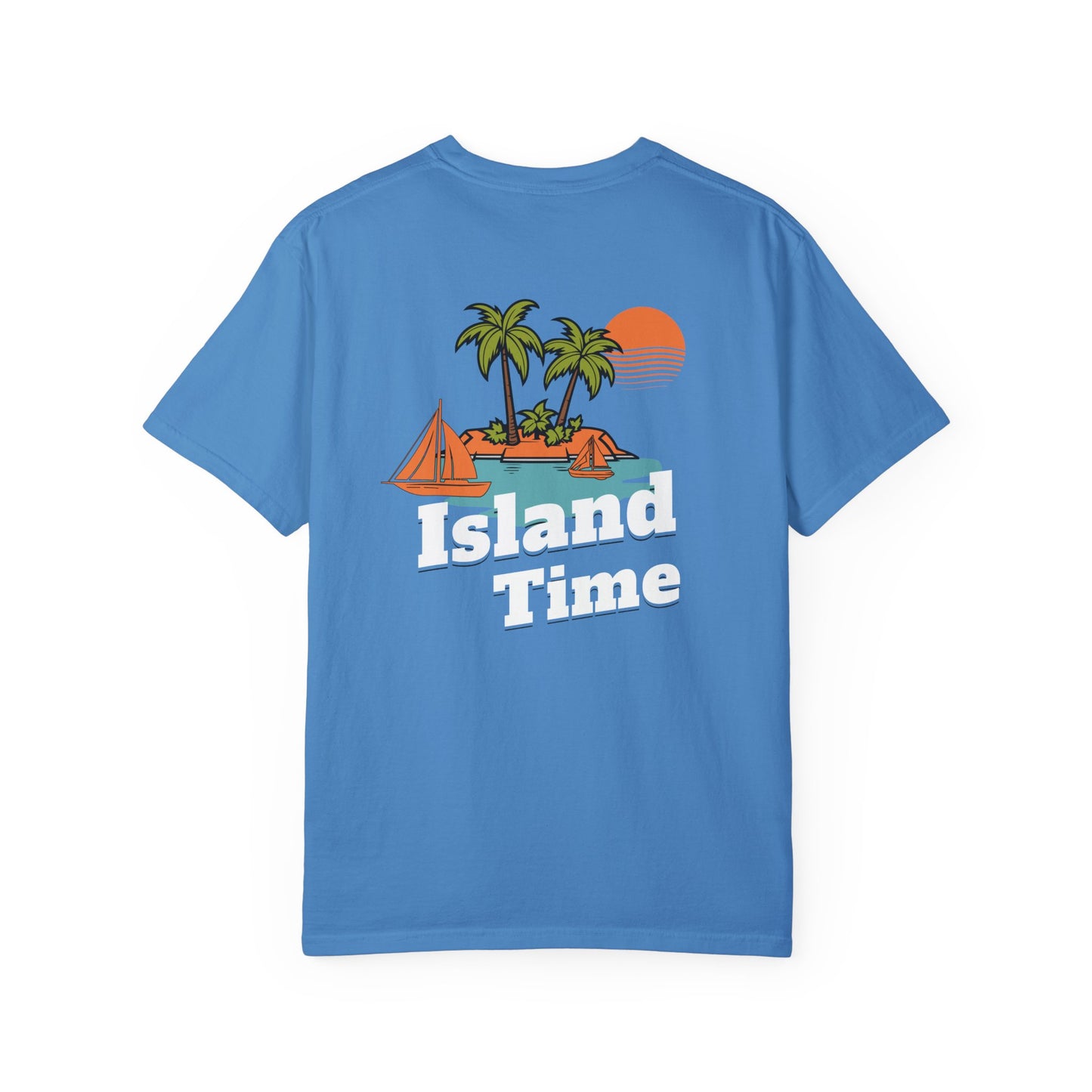 Resort Collection Island Time Unisex Garment-Dyed T-shirt by Caribbean Rays