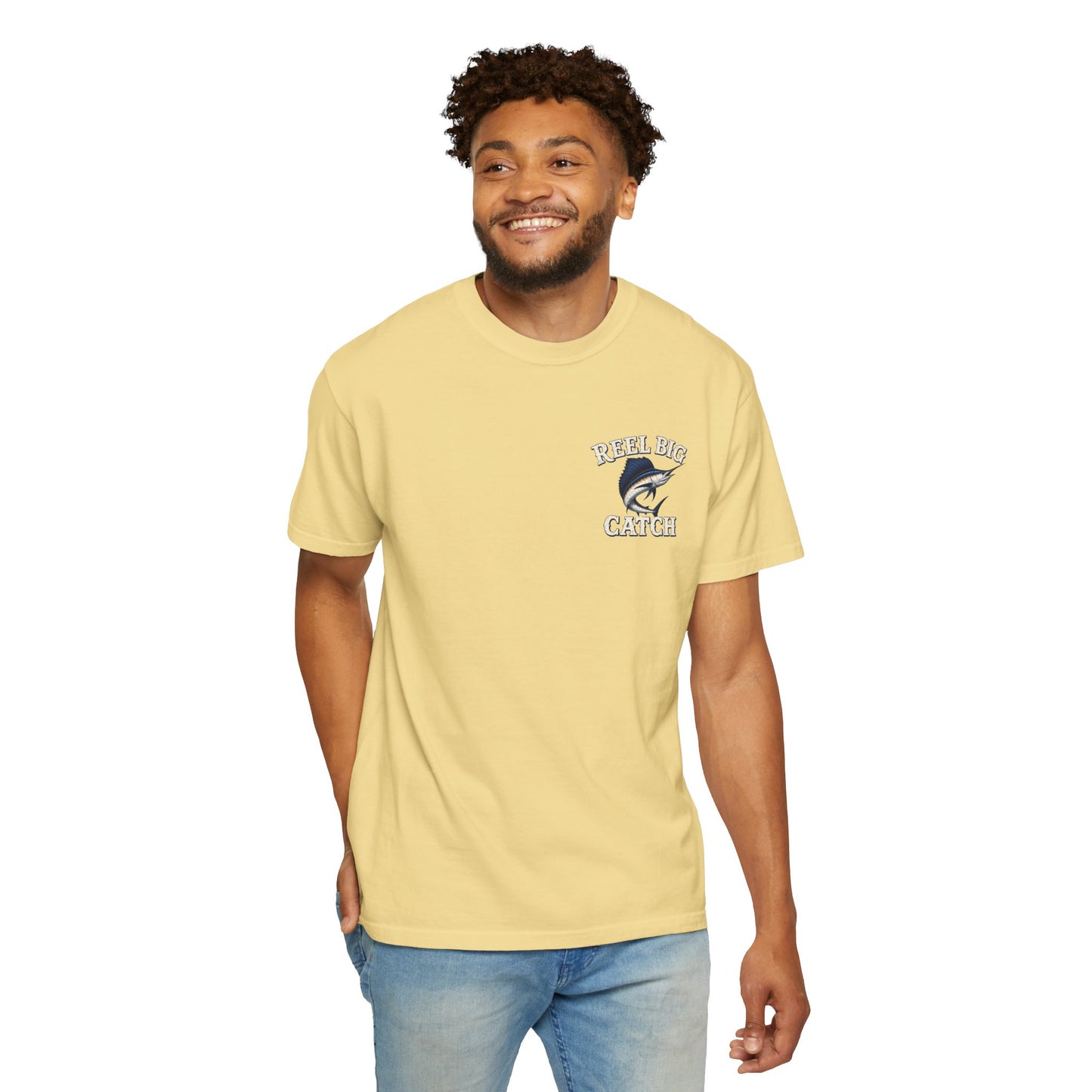 Reel Big Catch Fishing T-Shirt — Sailfish Offshore Angler Tee