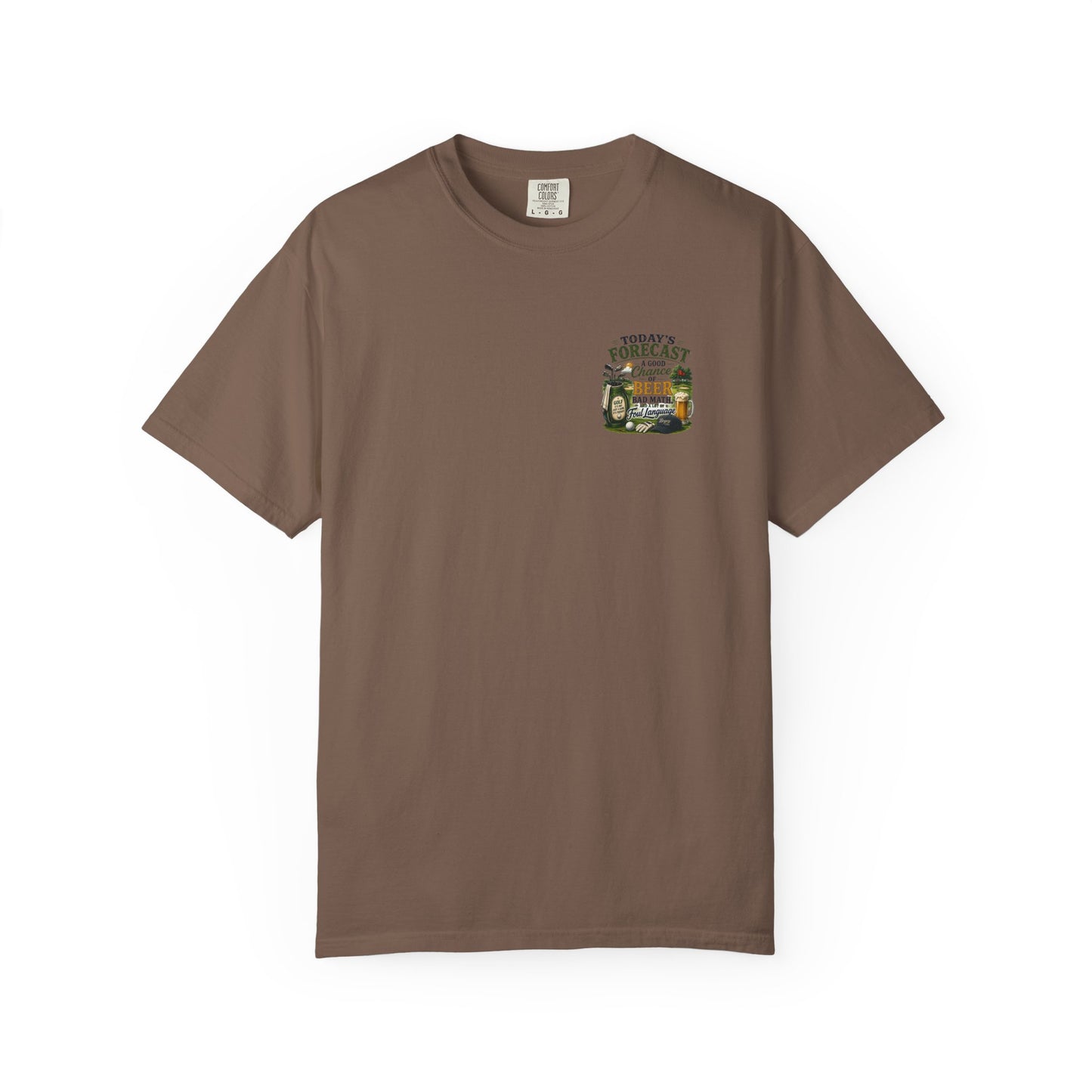 Beer Forecast T-Shirt — “Today’s Forecast: A Good Chance of Beer” Casual Tee