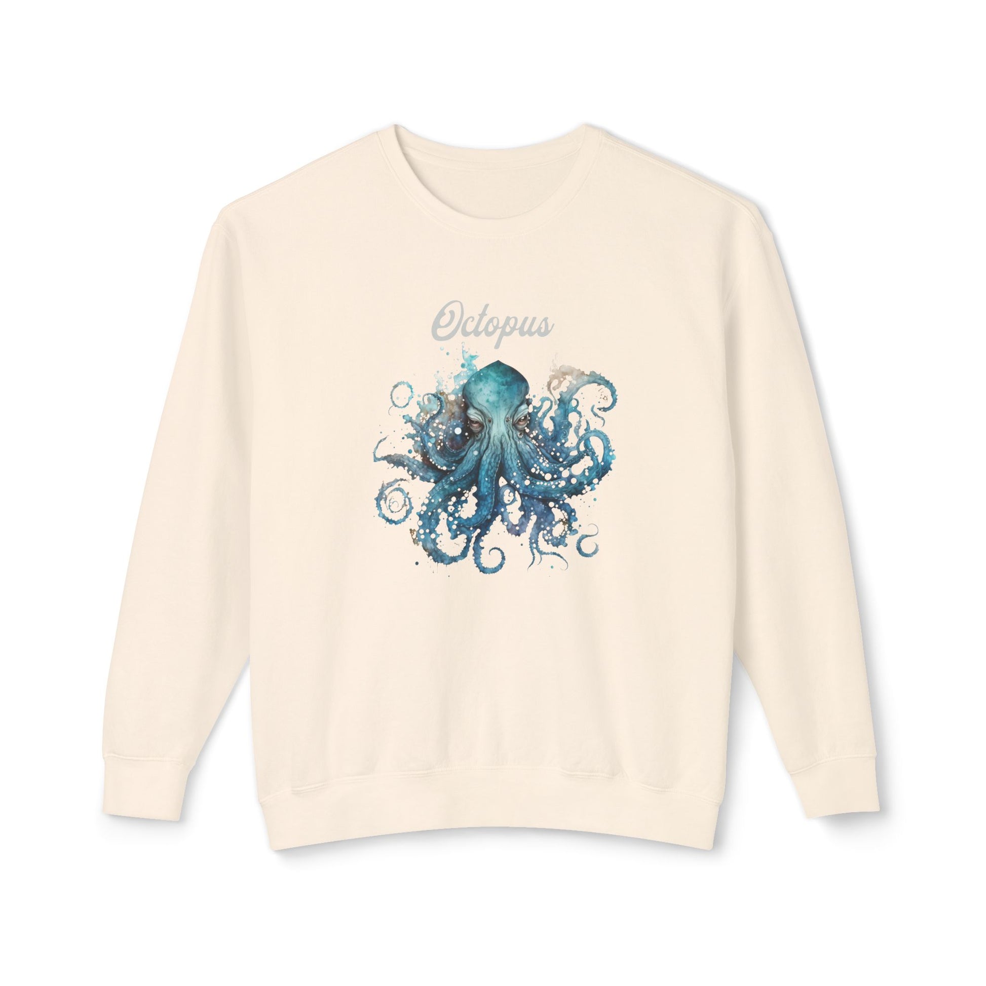 Beach Club Octopus Unisex Lightweight Crewneck Sweatshirt - Octopus Design at Caribbean Rays