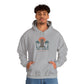 Tiki Vibes Hoodie — Retro Sunset Palm Tree Sweatshirt