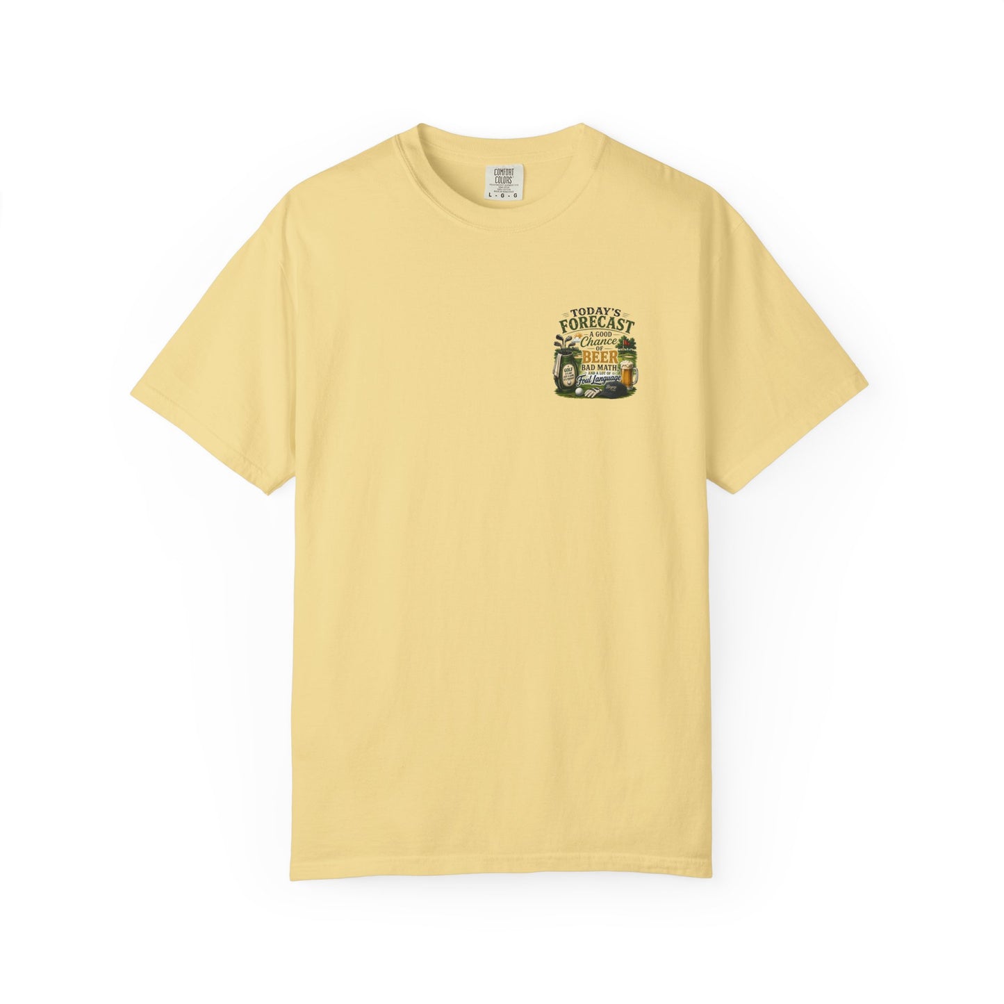 Beer Forecast T-Shirt — “Today’s Forecast: A Good Chance of Beer” Casual Tee