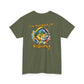 Green t-shirt with a fish graphic and text 'I'm Hooked on Fishing' on a white background