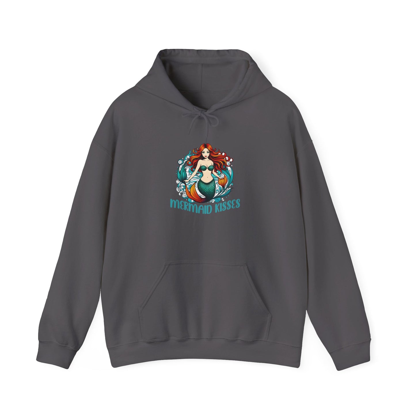 Mermaid Kisses Unisex Hooded Sweatshirt - Cozy Ocean Vibe