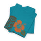 Tiki Vibes Floral Hibiscus Tee