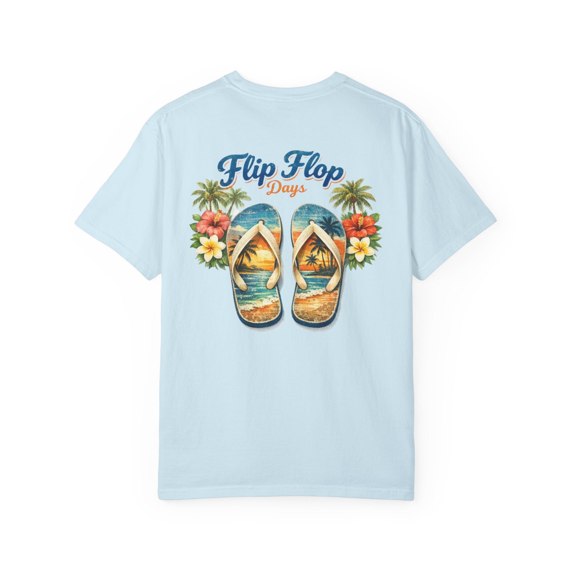 Flip Flop Days T-Shirt — Vintage Tropical Beach Graphic by Caribbean Rays