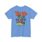 Tiki Life Island Tee - Unisex Heavy Cotton T-Shirt on Caribbean Rays