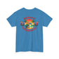 Red Parrot Sandy Beach Bar Unisex Casual Wear T-shirt on Caribbean Rays