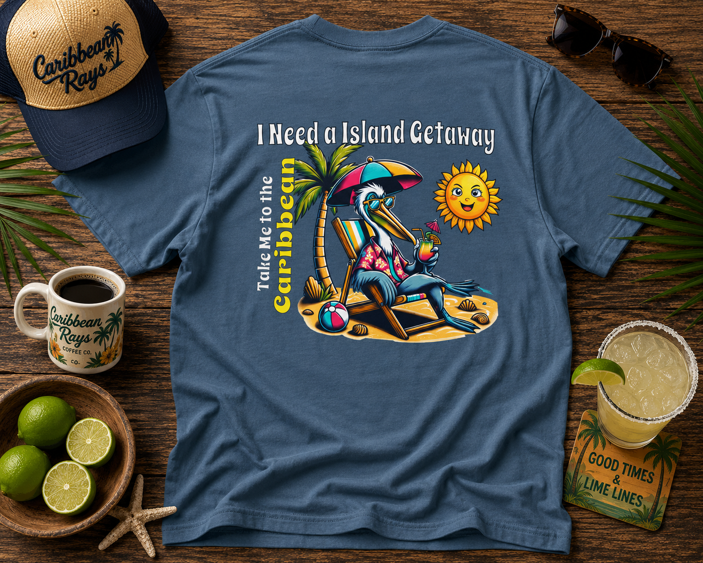 Island Getaway Unisex Heavy Cotton Tee