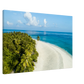  Beach Bend Canvas Wall Print -Caribbean Rays