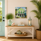 Green Key West House Canvas Wall Print