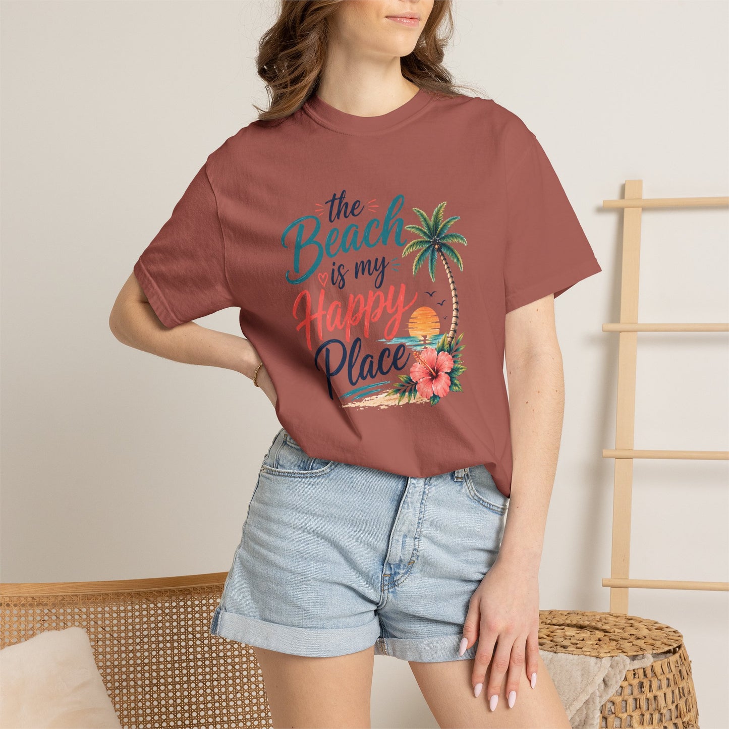 The Beach Is My Happy Place T-Shirt