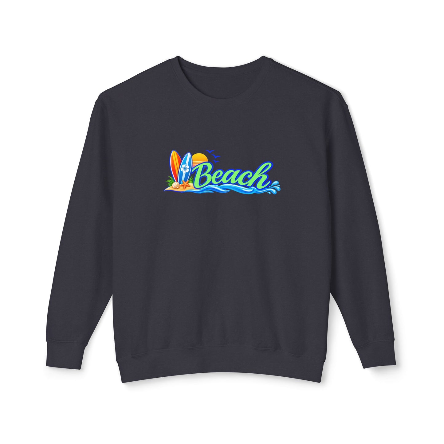 Beach Surf Vibes Crewneck Sweatshirt- Comfort Colors®