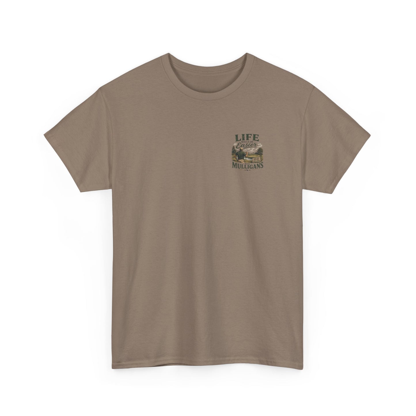Mulligans Golf T-Shirt — “Life Would Be Easier With Mulligans” Vintage Golf Tee