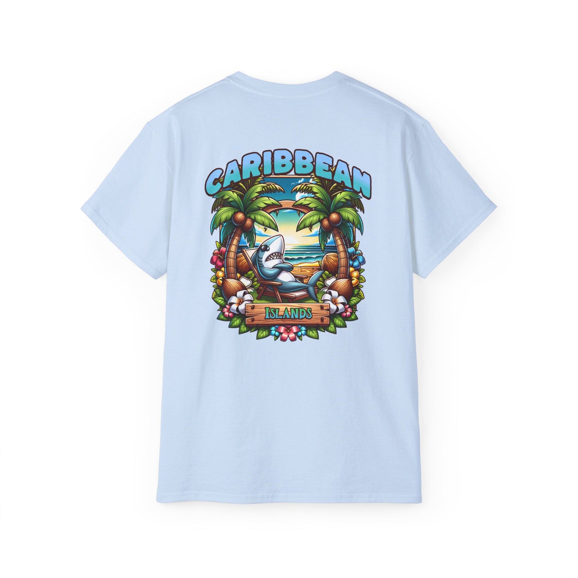 Tiki Beach Collection Caribbean Islands Unisex Ultra Cotton Tee by Caribbean Rays