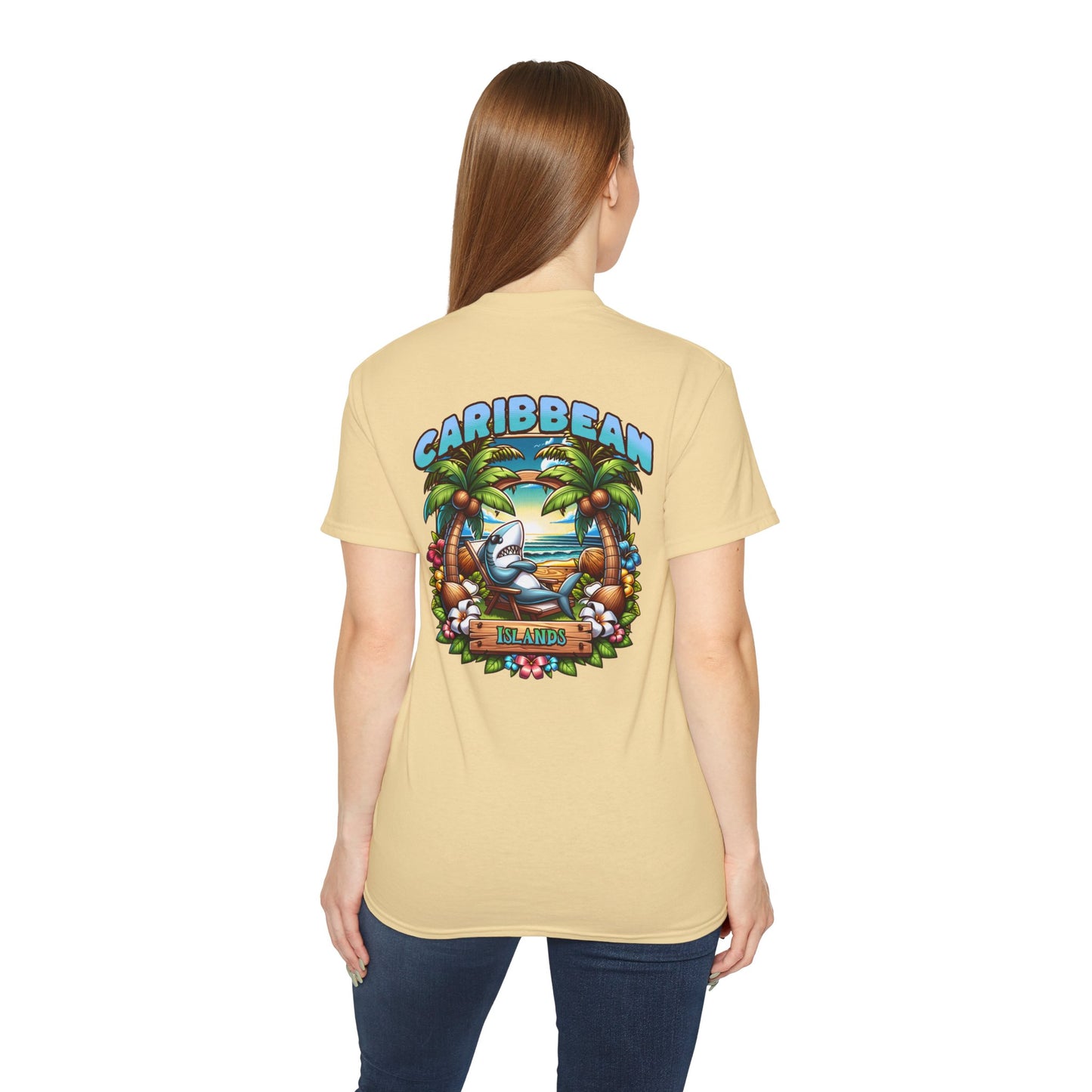 Tiki Beach Collection Caribbean Islands Unisex Ultra Cotton Tee