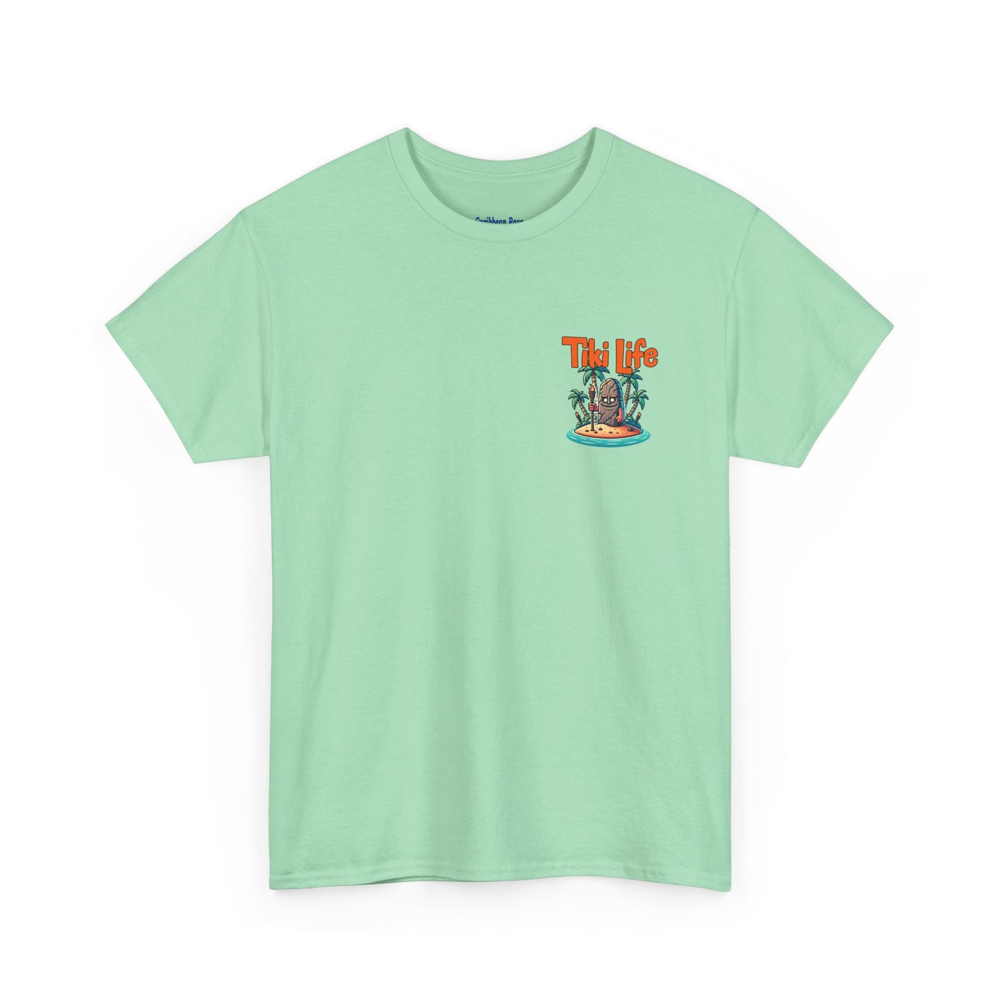 Tiki Life Island Tee - Unisex Heavy Cotton T-Shirt