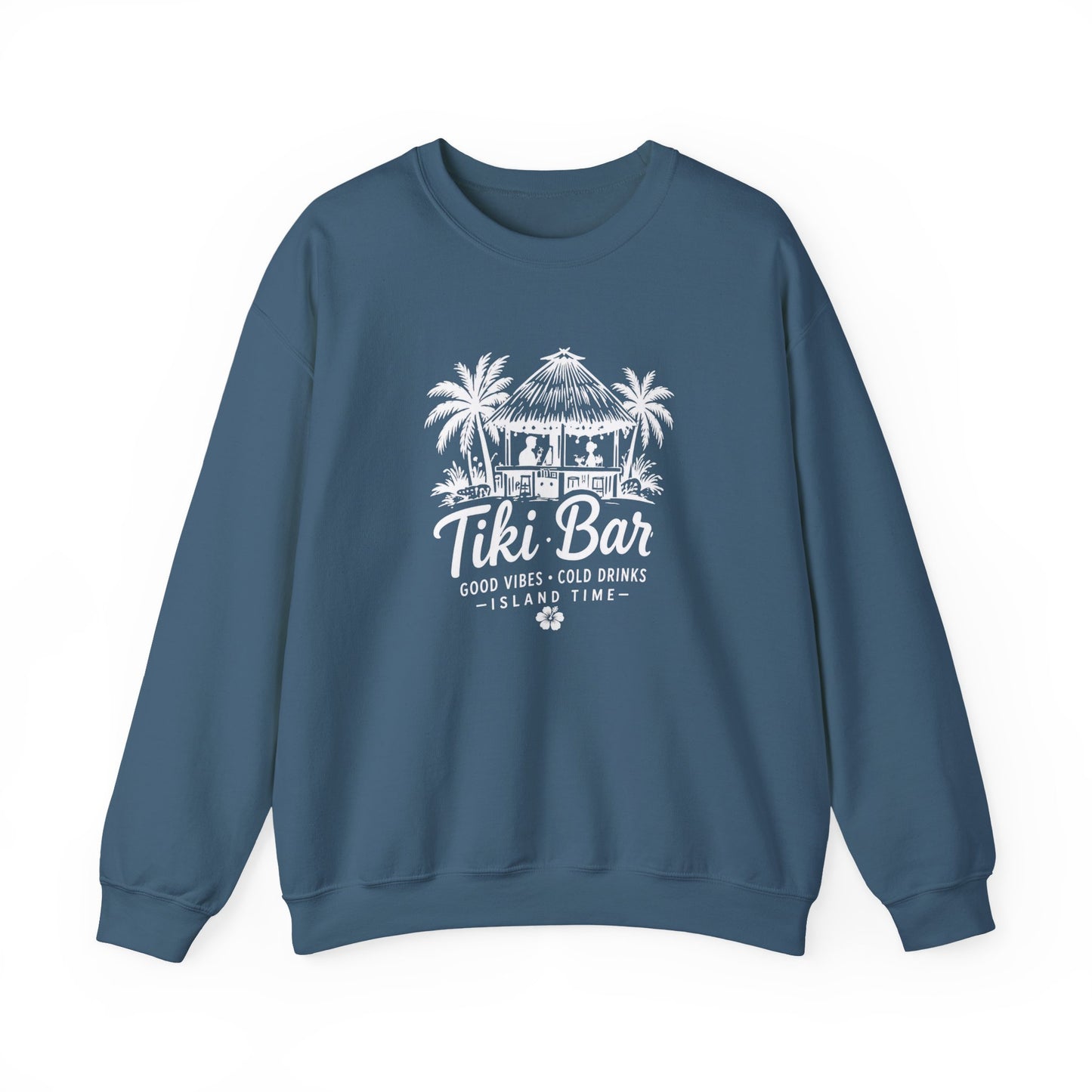 Tiki Bar Crewneck Sweatshirt – Island Vibes Graphic Pullover
