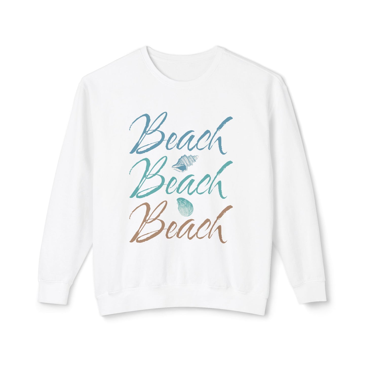 Beach Club Beach Vibes Unisex Lightweight Crewneck Sweatshirt by Caribbean Rays