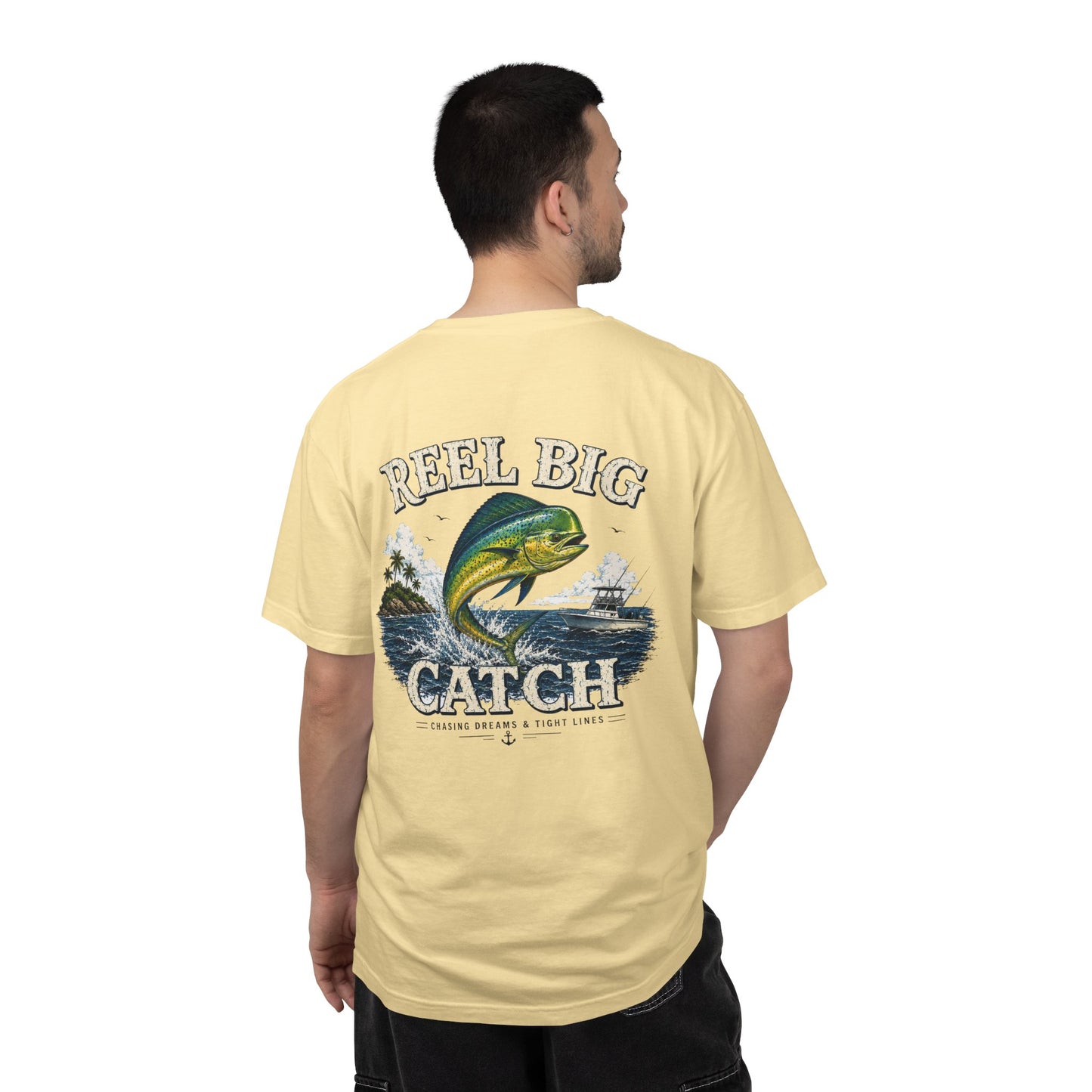Reel Big Catch Mahi-Mahi T-Shirt, Bull Dolphin, Dorado