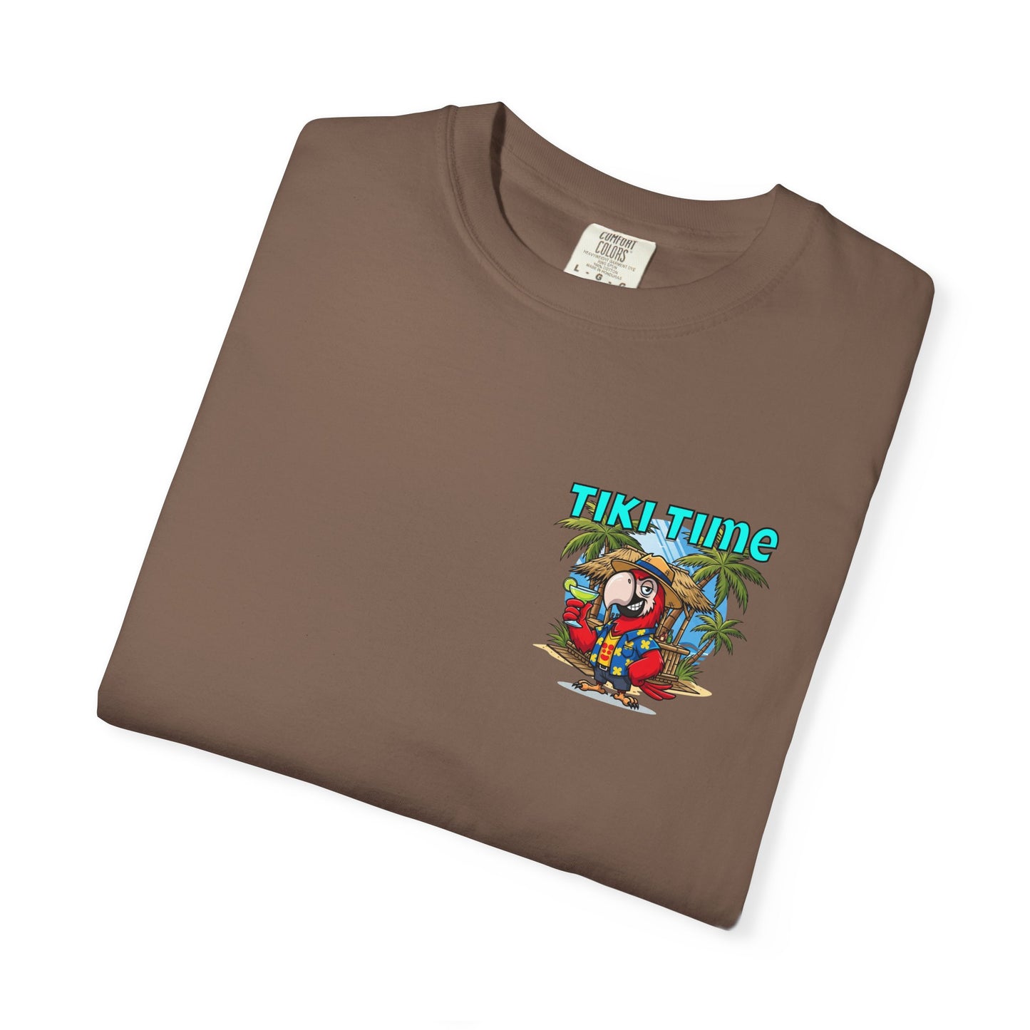 Tiki Time Party Parrot T-Shirt