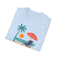 Tropical Vibes Beach Scene Tee (Relax & Unwind)