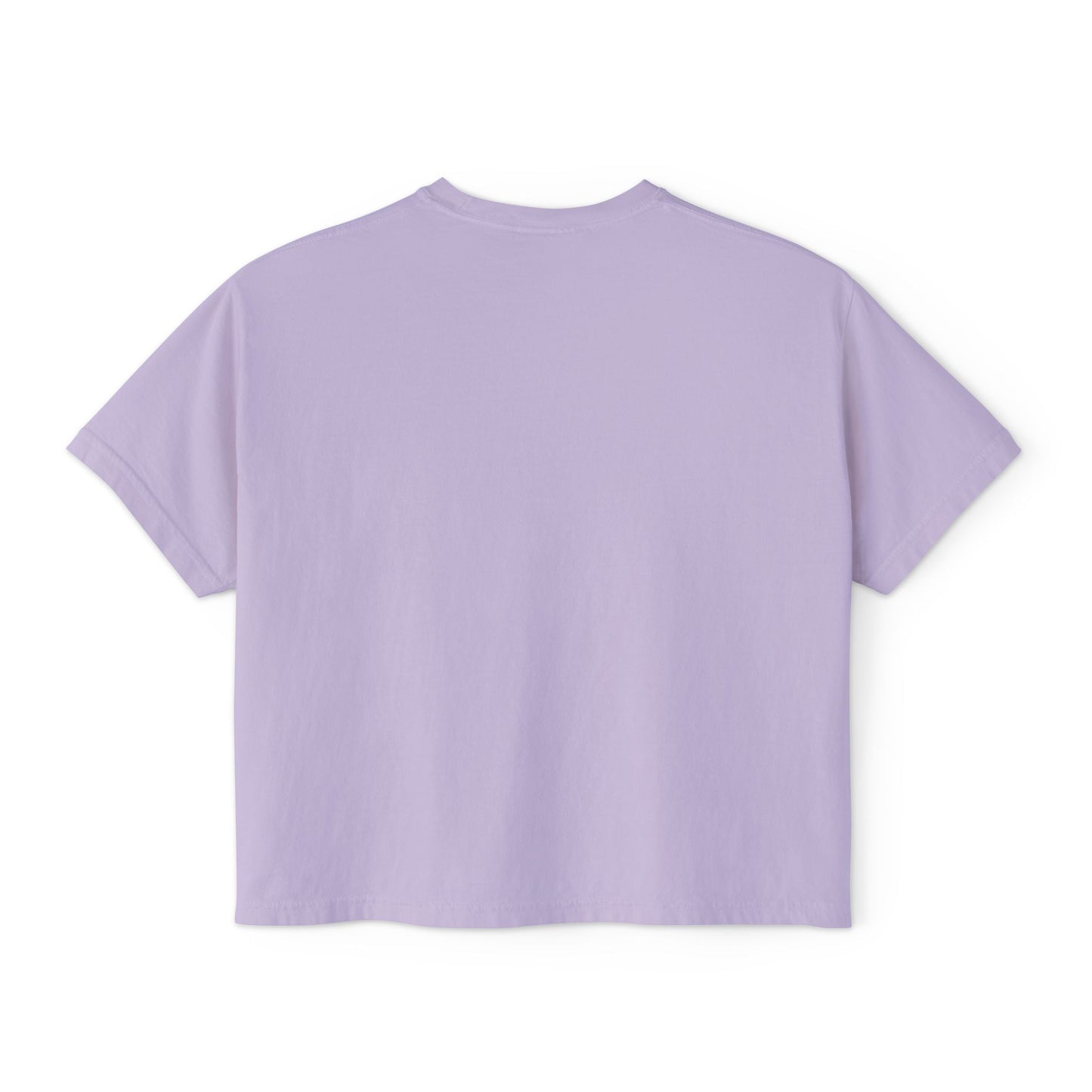 Beach Days Boxy Tee — Tropical Palm Beach Graphic for Women