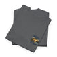 T-Shirt — "Never Too Old to Fish" Fishing Tee (Sunset Lake Design)