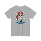 Pirate Skull & Shark Fin T-Shirt — Nautical Skull Crossbones Tee
