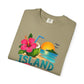 Island Therapy T‑Shirt — Tropical Sunset Coconut Drink Beach Tee