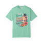 Beach Sunset Wine T-Shirt — "Beach, Sunset, Wine, Perfect Day" Tropical Graphic Tee