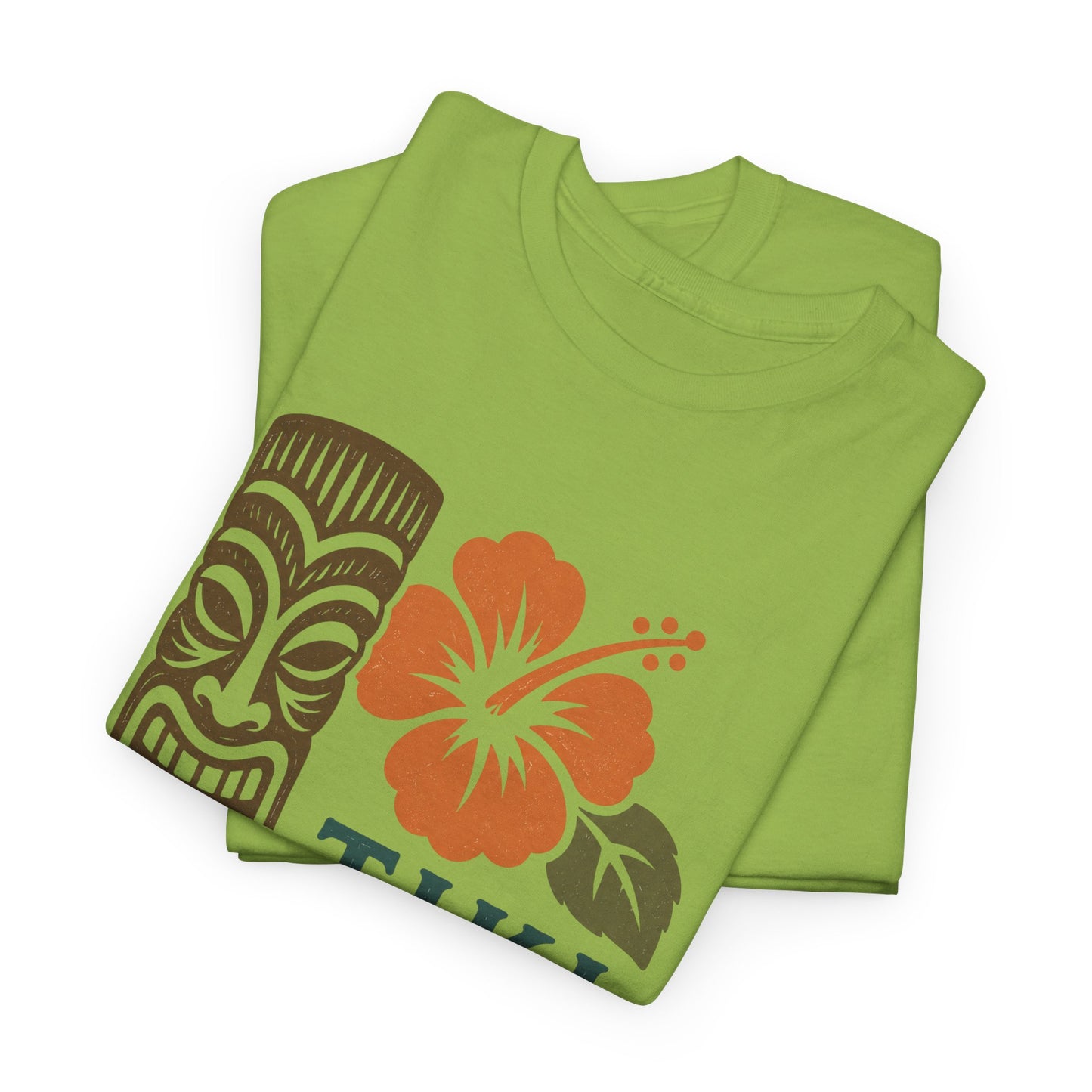 Tiki Vibes Floral Hibiscus Tee