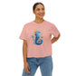 Seahorse Watercolor Women's Boxy Tee