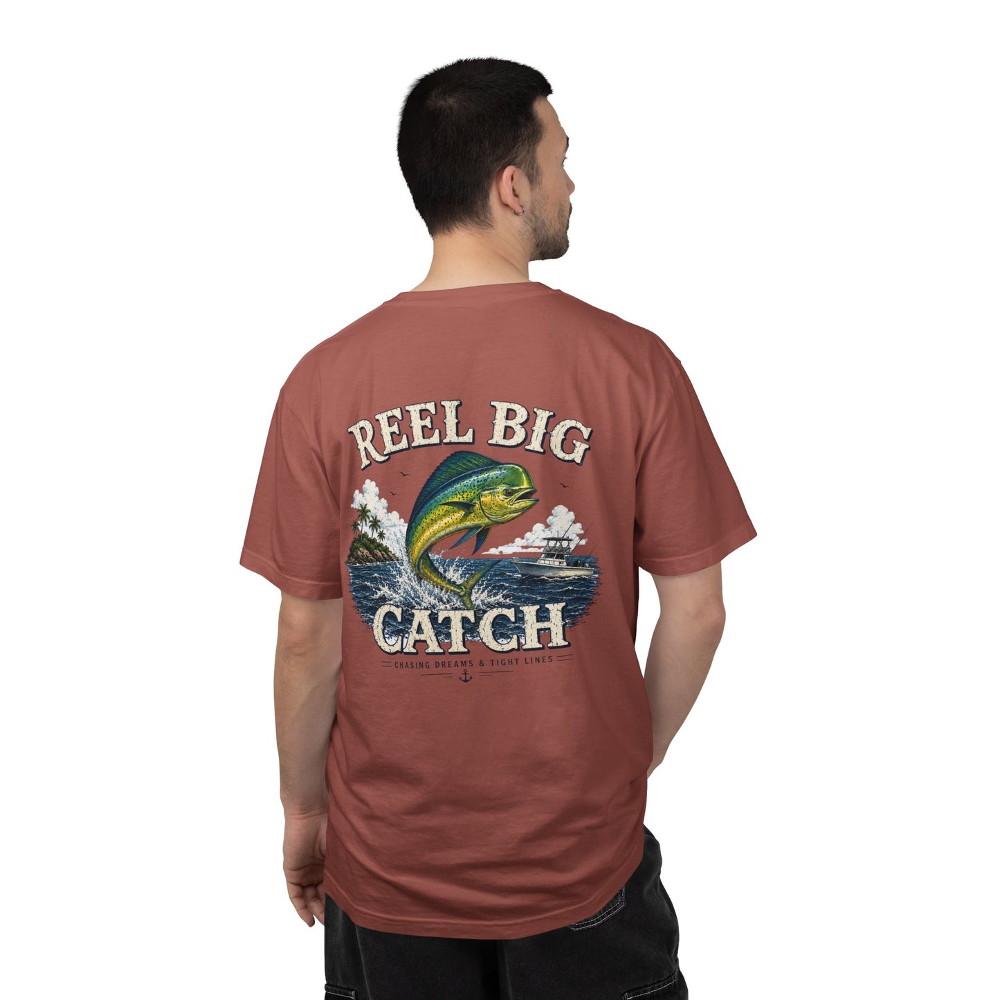Reel Big Catch Mahi-Mahi T-Shirt, Bull Dolphin, Dorado